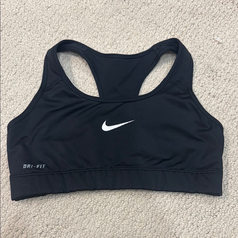 Nike Black Sports Bra with Dri-FIT Technology